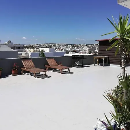 Penthouse With Nice View And Huge Roof Balcony Rhodes City